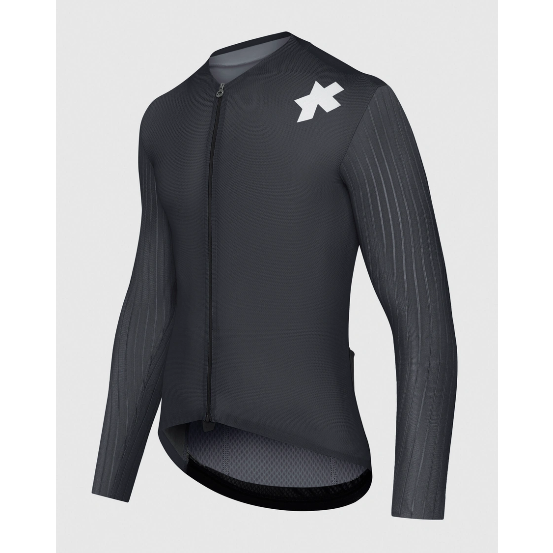 ASSOS EQUIPE RS S11 Langærmet trøje Sort/Grå