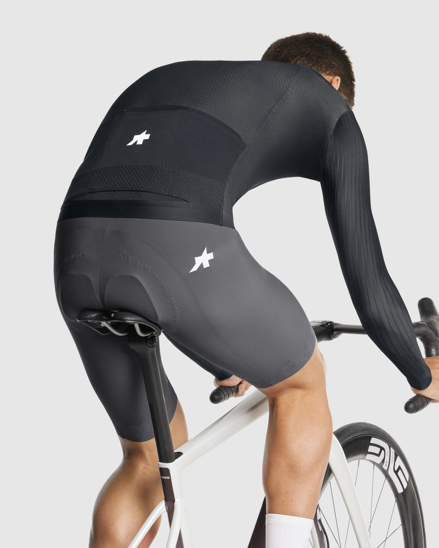 ASSOS EQUIPE RS S11 Langærmet trøje Sort/Grå