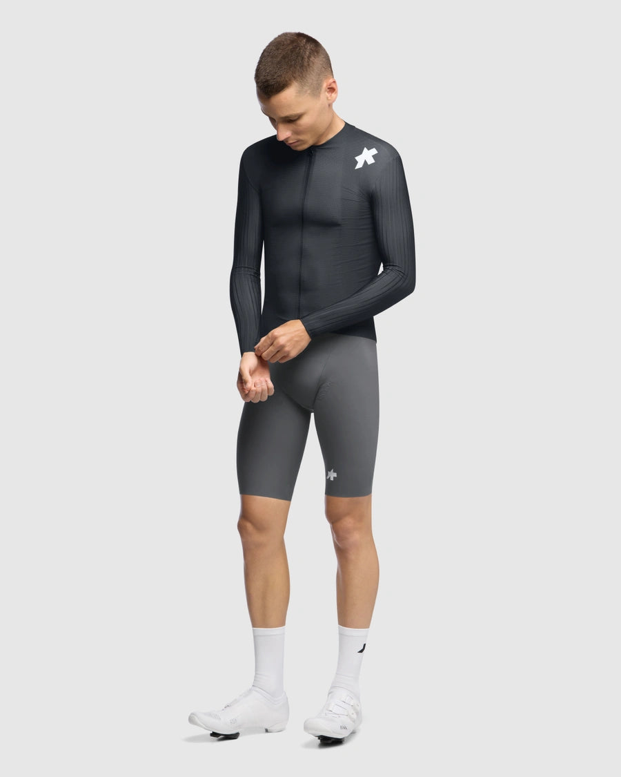 ASSOS EQUIPE RS S11 Langærmet trøje Sort/Grå