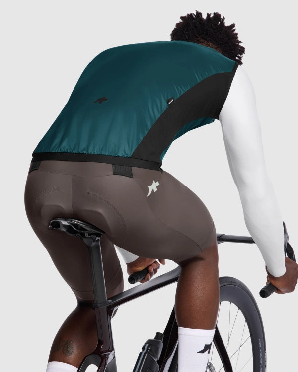 ASSOS MILLE GT WIND S11 dyb petroleumsfarvet jakke uden ærmer