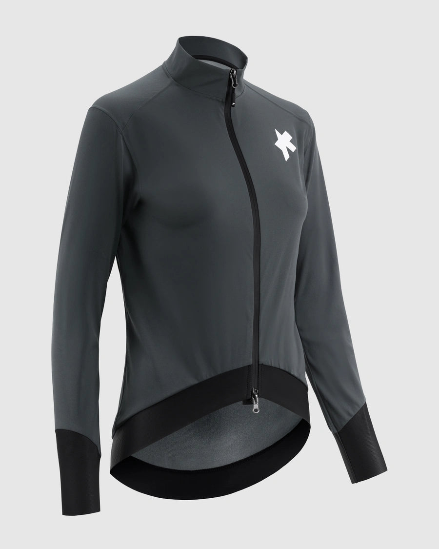 Jakke ASSOS EQUIPE R RAIN S11 Dame Grå