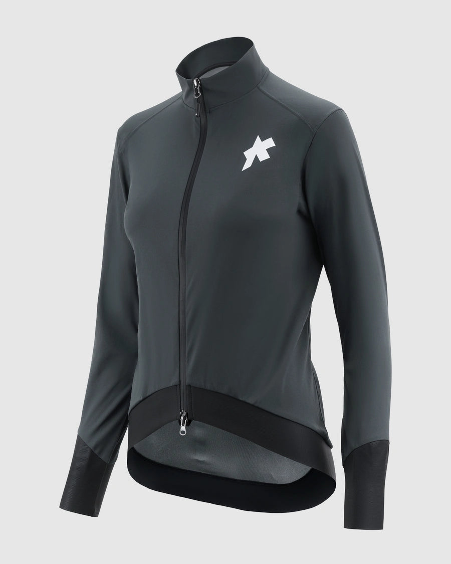 Jakke ASSOS EQUIPE R RAIN S11 Dame Grå