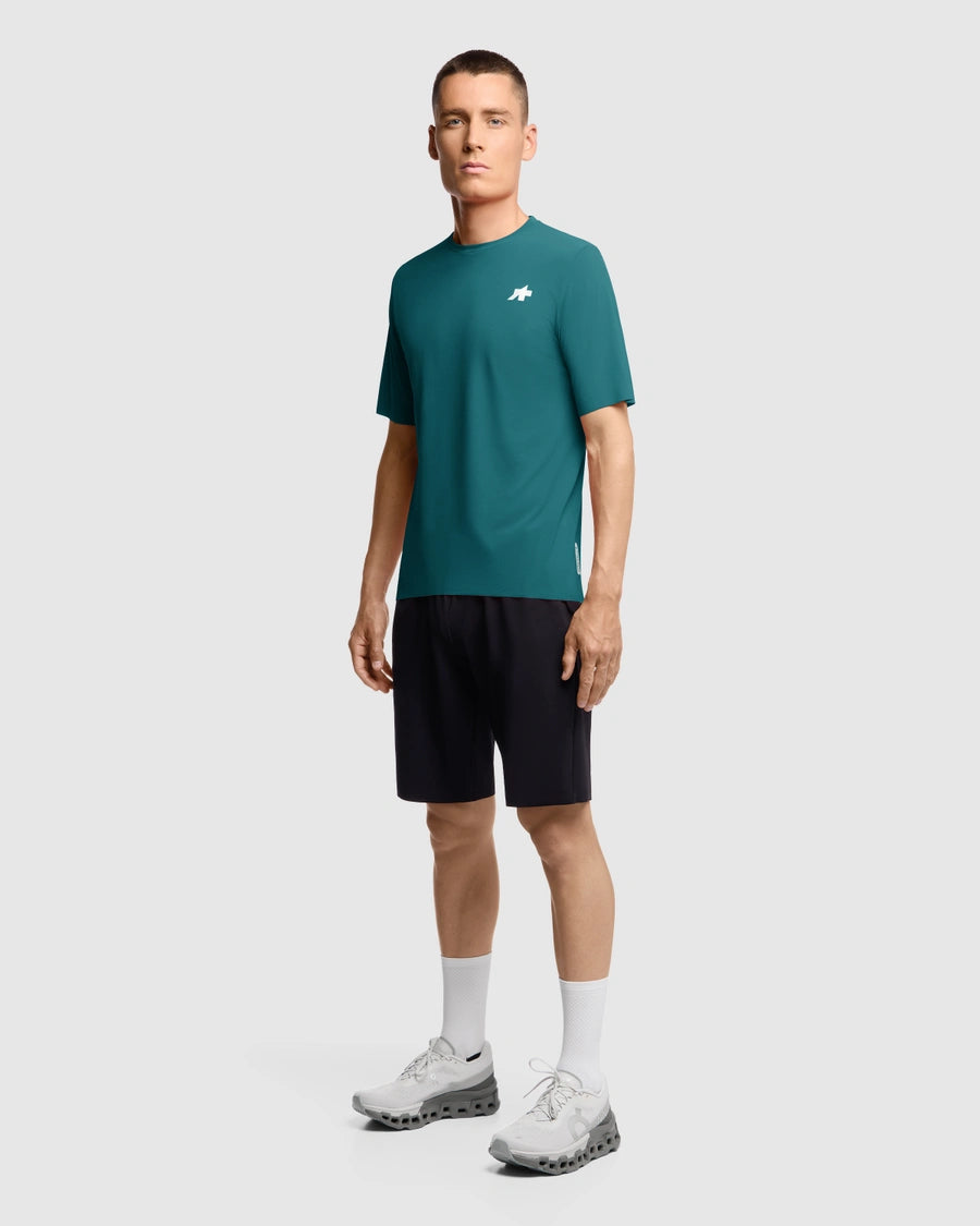 ASSOS TACTICA POST RIDE T5 Kortærmet Jersey Deep Petrol