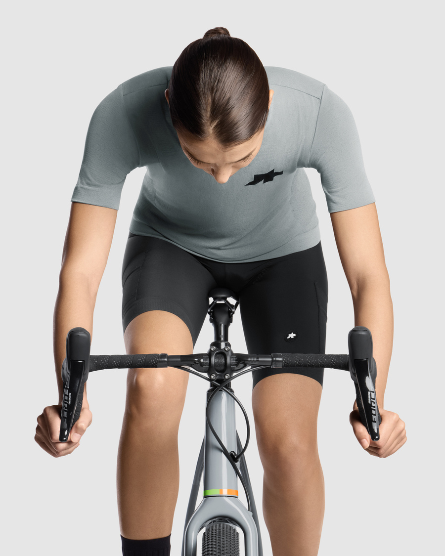 ASSOS TACTICA TECH T5 kortærmet dametrøje grå