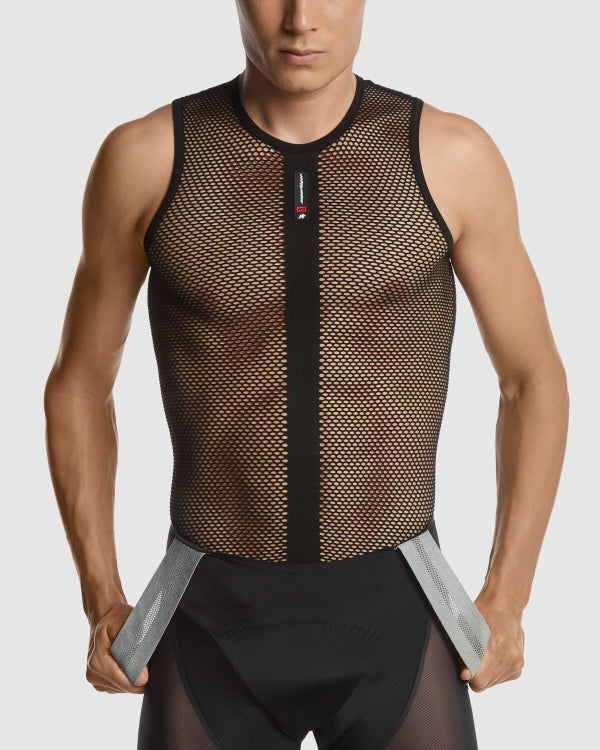 ASSOS funktionelt undertøj  SKIN LAYER SUPERLET Ærmeløs Sort