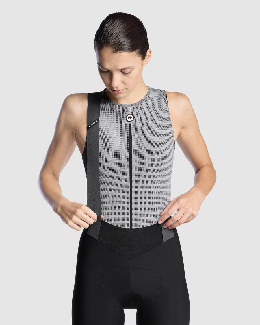 ASSOS NS SKIN LAYER P1 Ærmeløst undertøj til kvinder Grå
