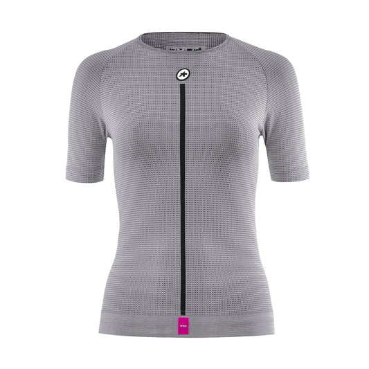 ASSOS NS SKIN LAYER P1 Women's Short-Sleeve Base Layer, Gray