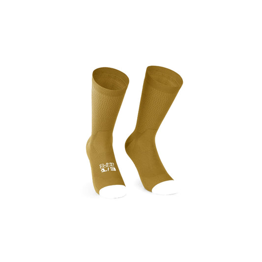 ASSOS ENDURANCE S11-sokker i farven Golden Yellow