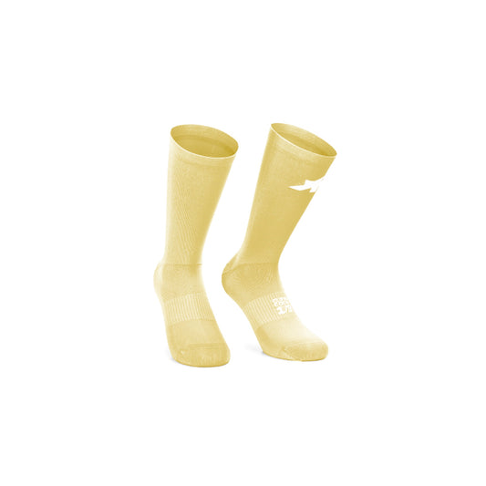 ASSOS RACING S11-sokker i farven Mystic Yellow