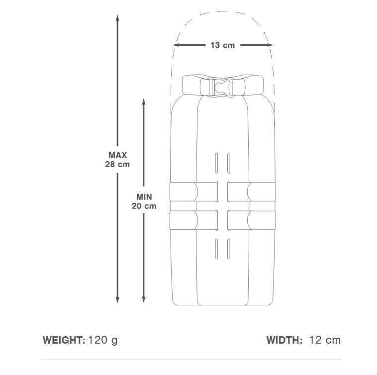 APIDURA EXPEDITION CARGO CAGE PACK 3 L Gaffeltaske Sort