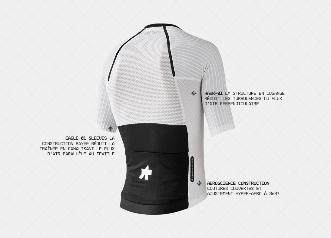 ASSOS EQUIPE RSR BOLIDE Jersey White