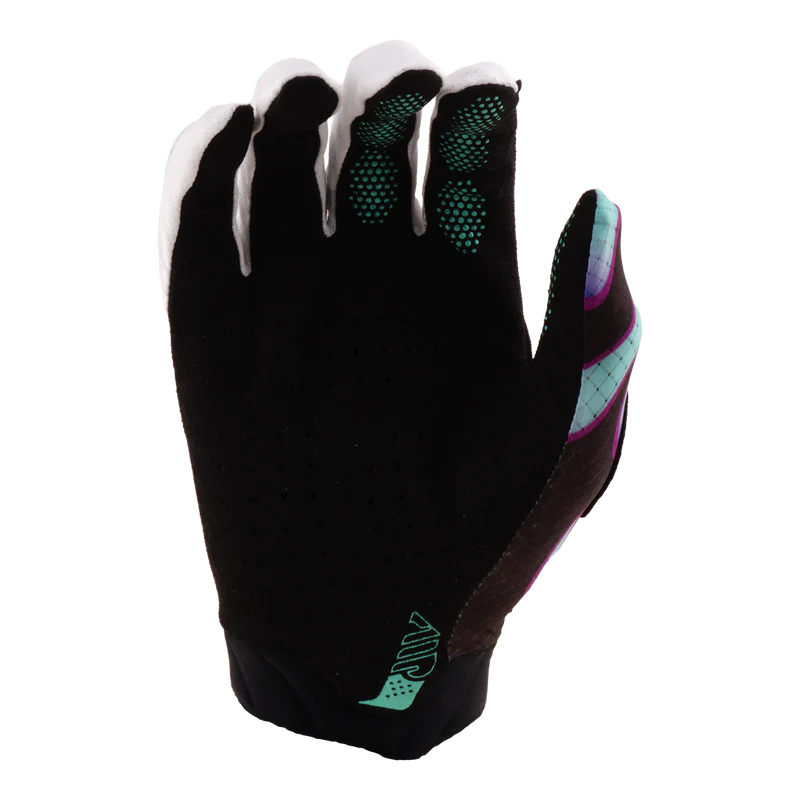 TROY LEE DESIGNS AIR OVERSPRAY Junior Gloves Black/Real Teal
