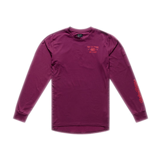 TROY LEE DESIGNS RUCKUS RIDE LOCKDOWN Long Sleeve Jersey Sangria