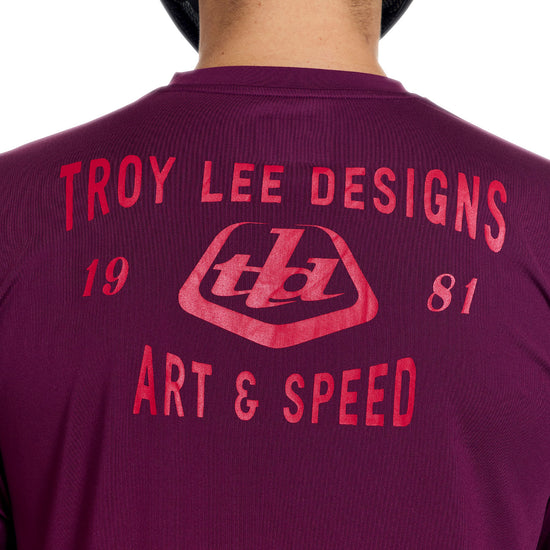 TROY LEE DESIGNS RUCKUS RIDE LOCKDOWN Long Sleeve Jersey Sangria