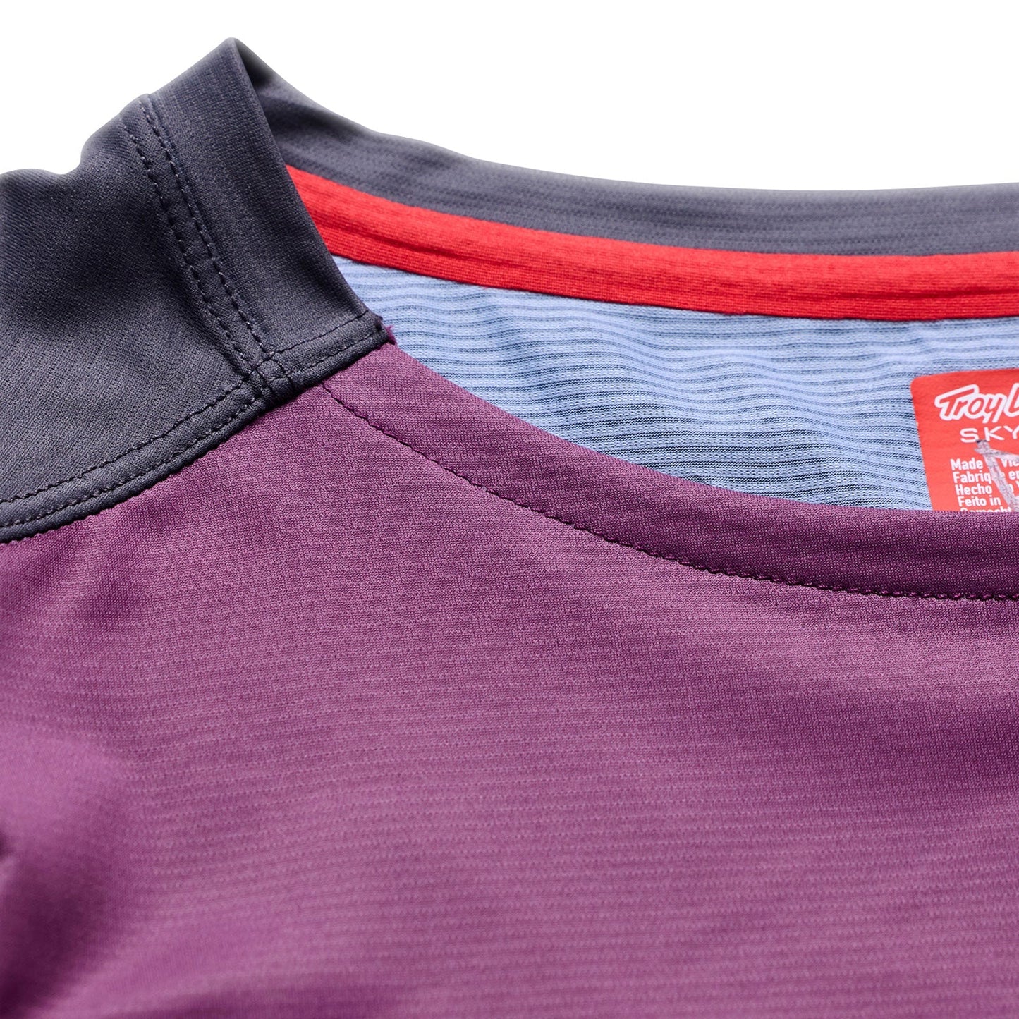 TROY LEE DESIGNS SKYLINE PRO FANGS ARMY kortærmet trøje Sangria