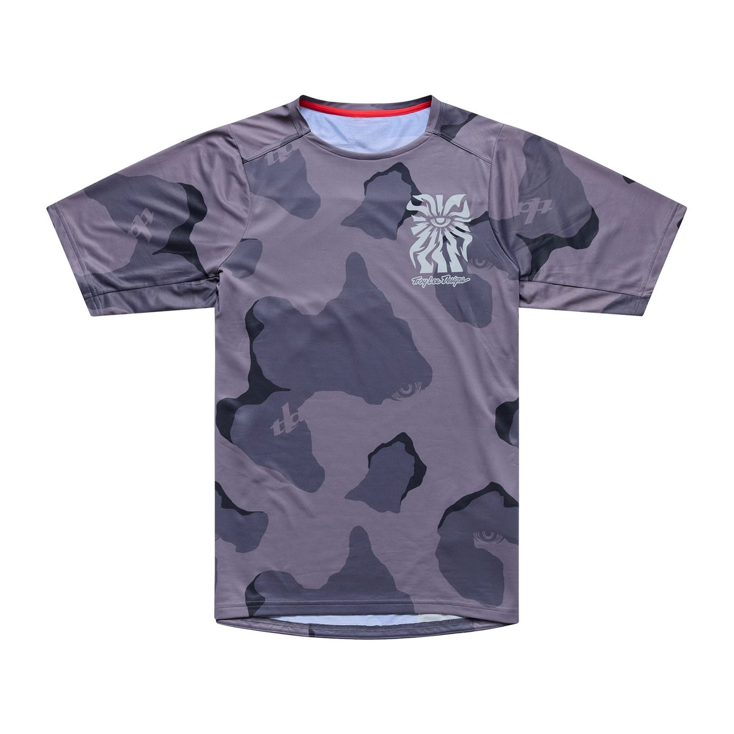 TROY LEE DESIGNS SKYLINE PRO FLOW CAMO Kortærmet Jersey Carbon