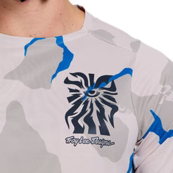 TROY LEE DESIGNS SKYLINE PRO FLOW CAMO Kortærmet Jersey Pimpsten