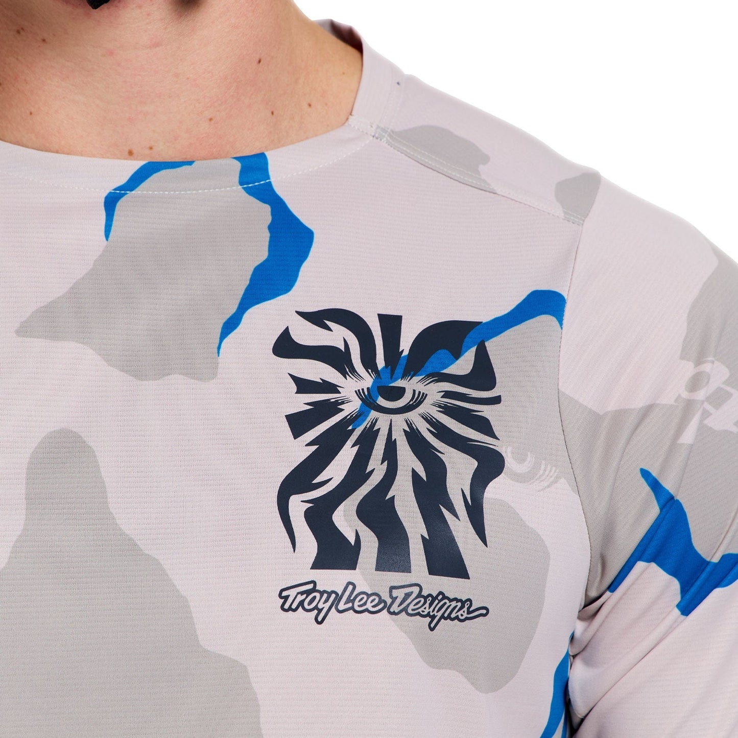 TROY LEE DESIGNS SKYLINE PRO FLOW CAMO Kortærmet trøje Pimpsten