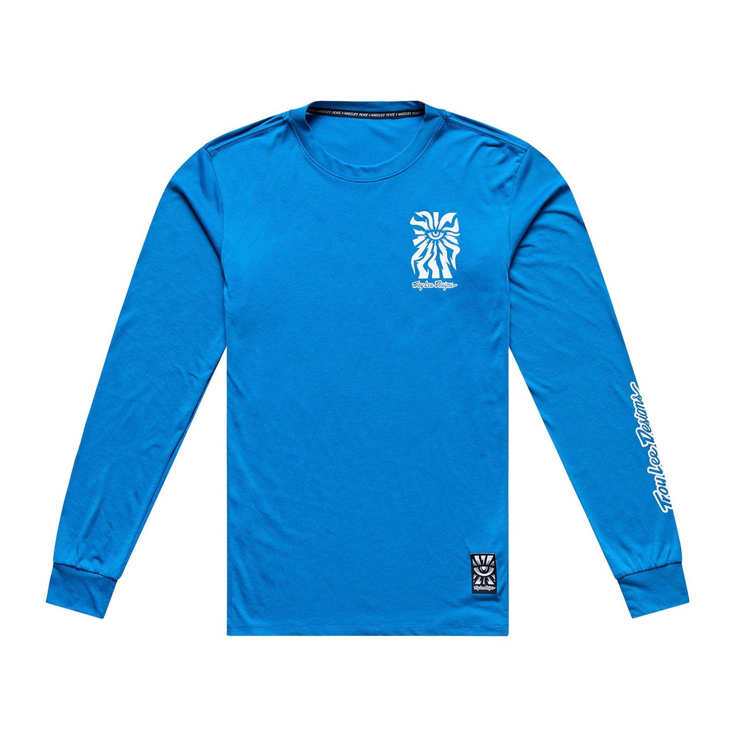 TROY LEE DESIGNS SKYLINE RIDE ONE EYE AERO Jersey Langærmet blå