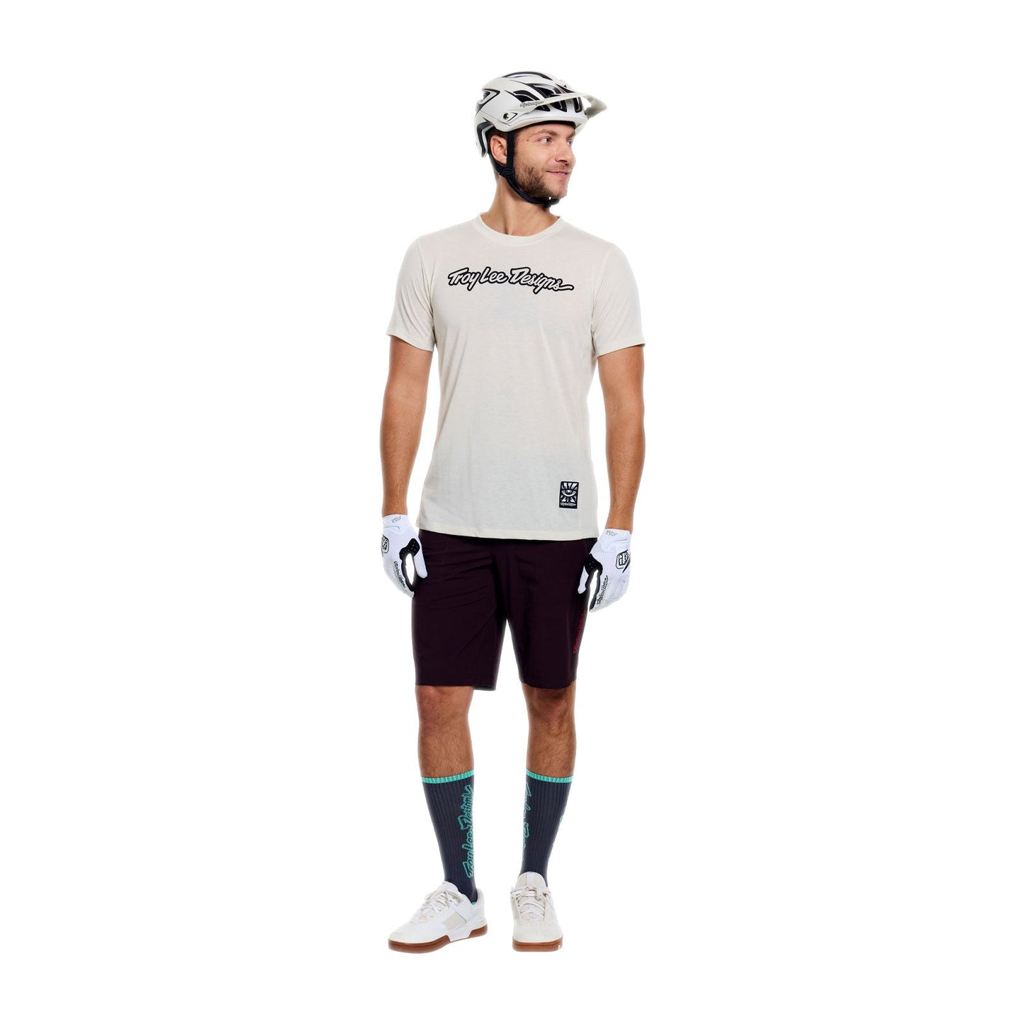 TROY LEE DESIGNS SKYLINE RIDE SIGNATURE Kortærmet Jersey Pumice