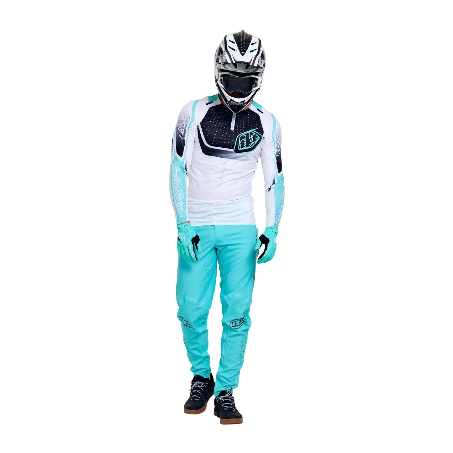 TROY LEE DESIGNS SPRINT ULTRA PROTON Long Sleeve Jersey White/Blue