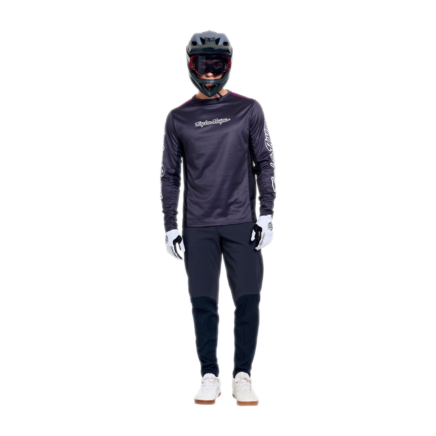 TROY LEE DESIGNS STAGE SIGNATURE trøje Langærmet Carbon