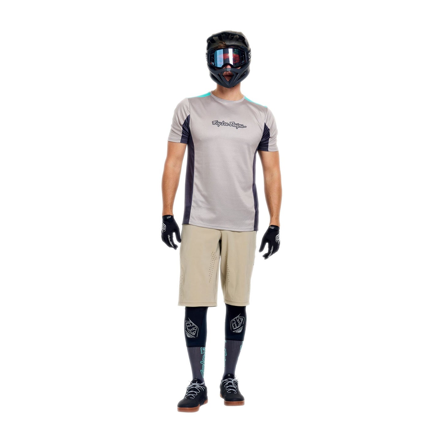 TROY LEE DESIGNS STAGE SIGNATURE Short-sleeved Jersey Grey/Blue