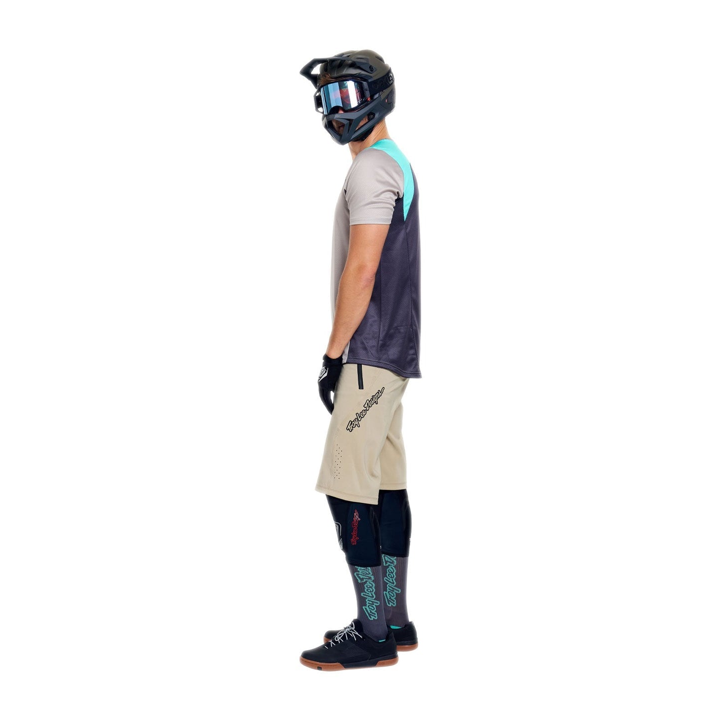 TROY LEE DESIGNS STAGE SIGNATURE Short-sleeved Jersey Grey/Blue
