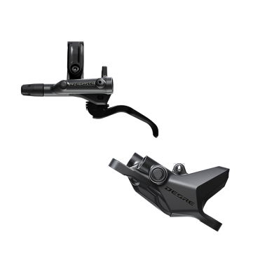 SHIMANO Deore M6200 Forbremse 2 stempler Organiske bremseklodser (Slange 1000 mm)