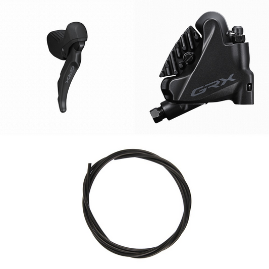 Højre Skiftegreb og Bagbremsekaliber SHIMANO GRX ST-RX610 + BR-RX400 Flat Mount 12G