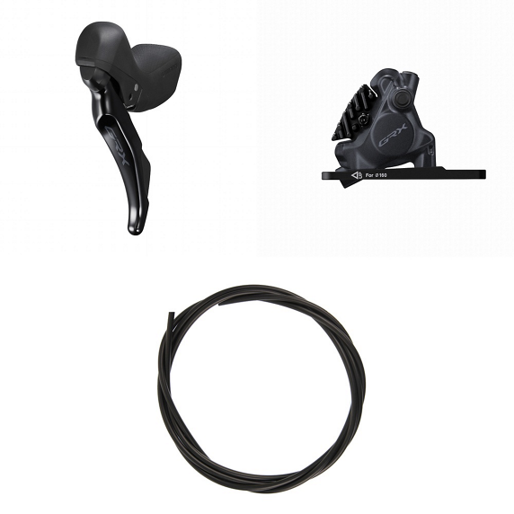 SHIMANO GRX 410 Venstre håndtag og forreste caliper