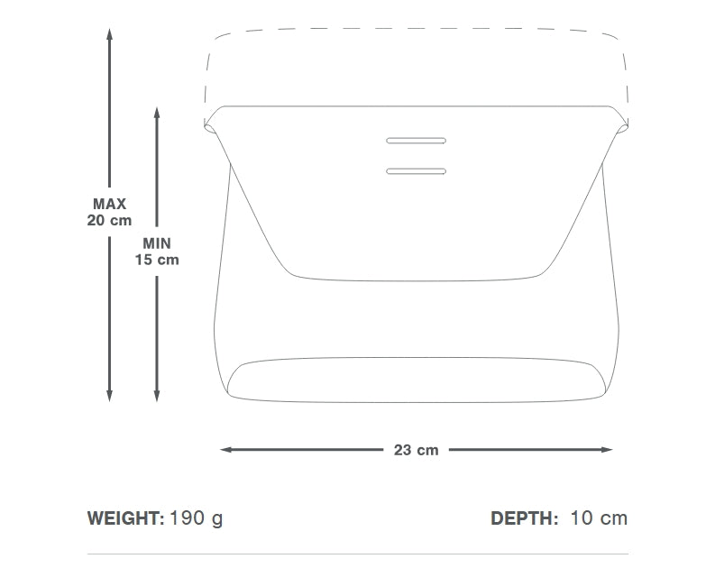 Styrtaske APIDURA RACING HANDLEBAR PACK 2 L Sort