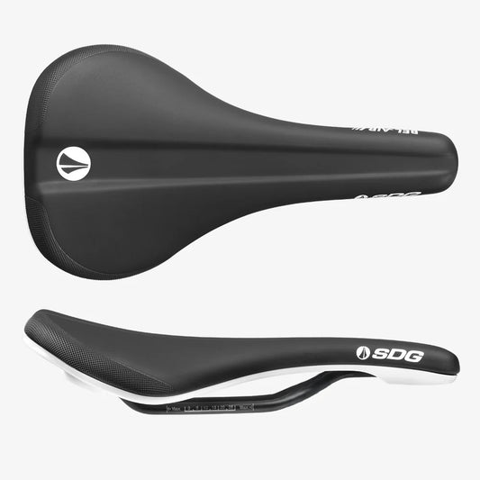 SDG BEL-AIR V3 Stålskinner Sadel Sort/Hvid