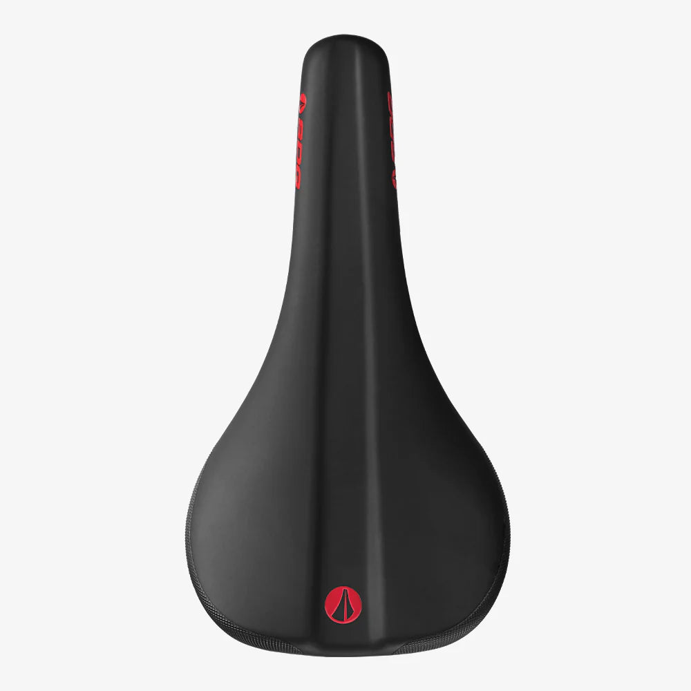 SDG Bell V3 Rails Lux alu-sadel sort/rød