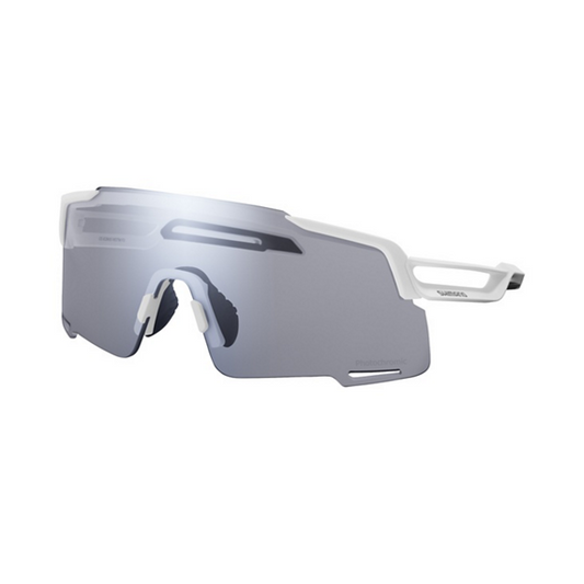 SHIMANO EQUINOX 4 CE-EQNX5 Hvid mat brille Grå fotokromisk linse