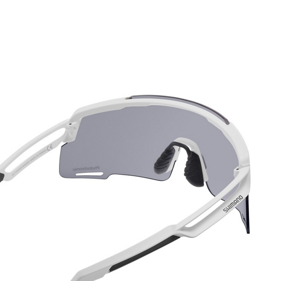 SHIMANO EQUINOX 4 CE-EQNX5 Hvid mat brille Grå fotokromisk linse