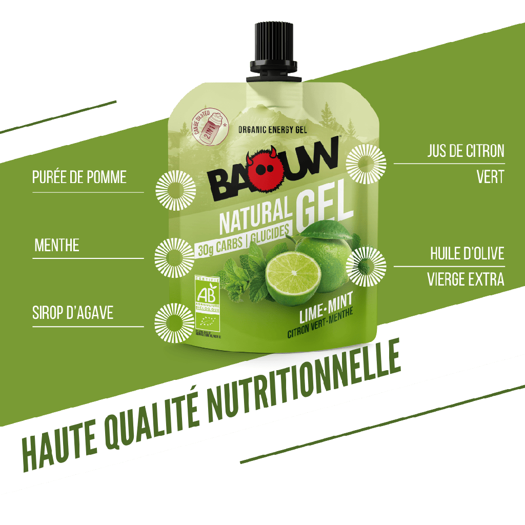 BAOUW Organic Lime/Mint Energising Gel (85 g)