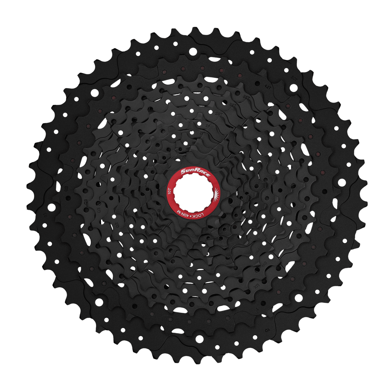 SUNRACE CSMZ91 12V-kassette kompatibel med Sram XD Sort