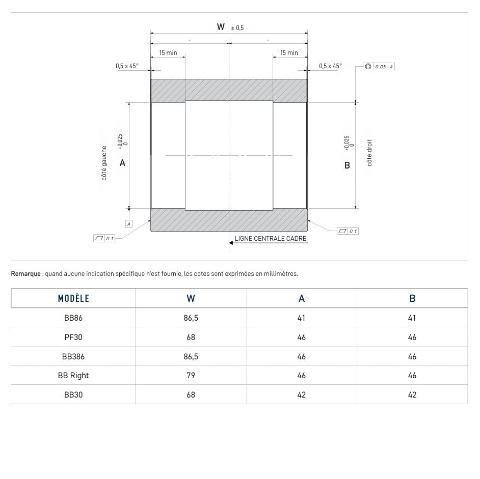 CAMPAGNOLO BB86 PRESS-FIT QCK-TECH 86.5x41 crankset
