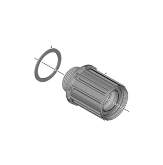 SHIMANO WH-R9170-C60 Freewheel Body Type Shimano HG