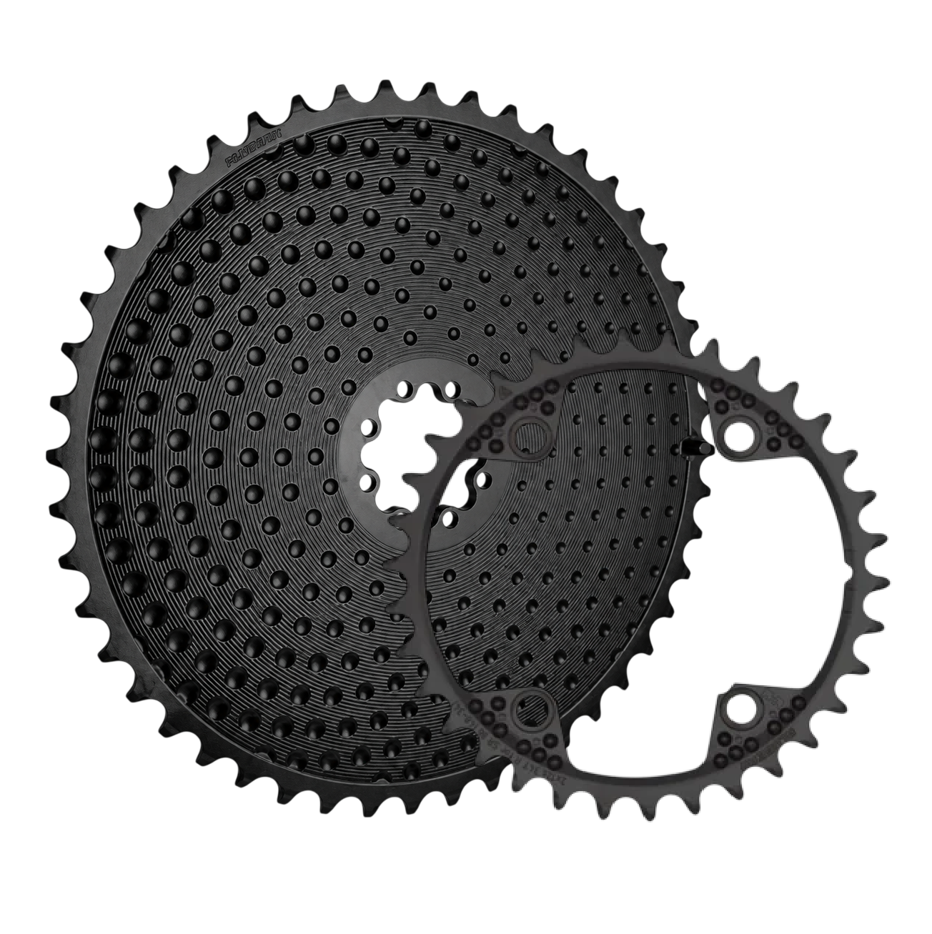 Par Kædeblad 12V ALUGEAR AERO 8 Huller til Sram Sort