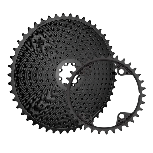 Par Kædeblad 12V ALUGEAR AERO 8 Huller til Sram Sort