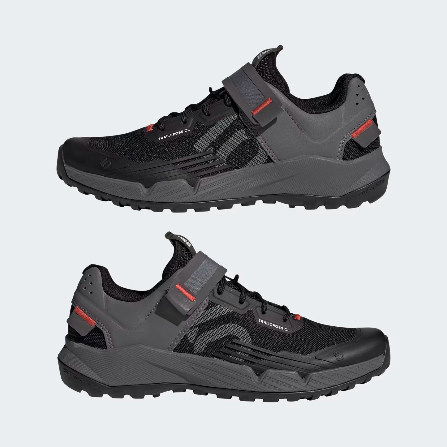 ADIDAS FIVE TEN TRAILCROSS CLIP-IN MTB-sko Sort/Grå/Rød
