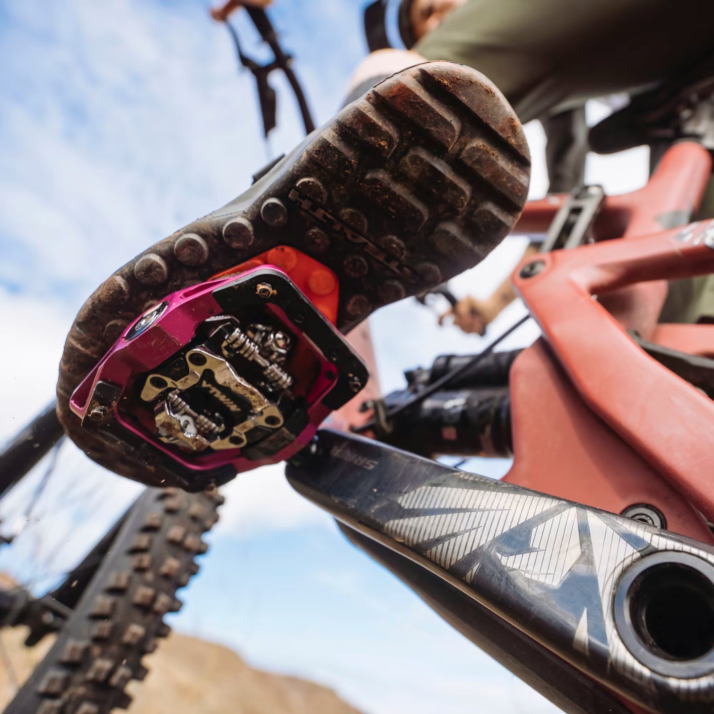 ADIDAS FIVE TEN TRAILCROSS CLIP-IN MTB-sko Sort/Grå/Rød