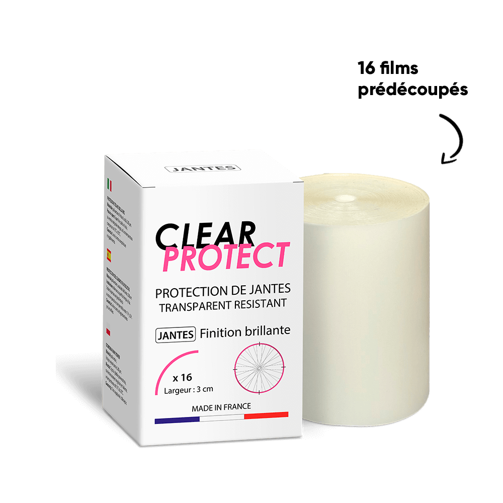 CLEARPROTECT blank selvklæbende fælgbeskyttelse