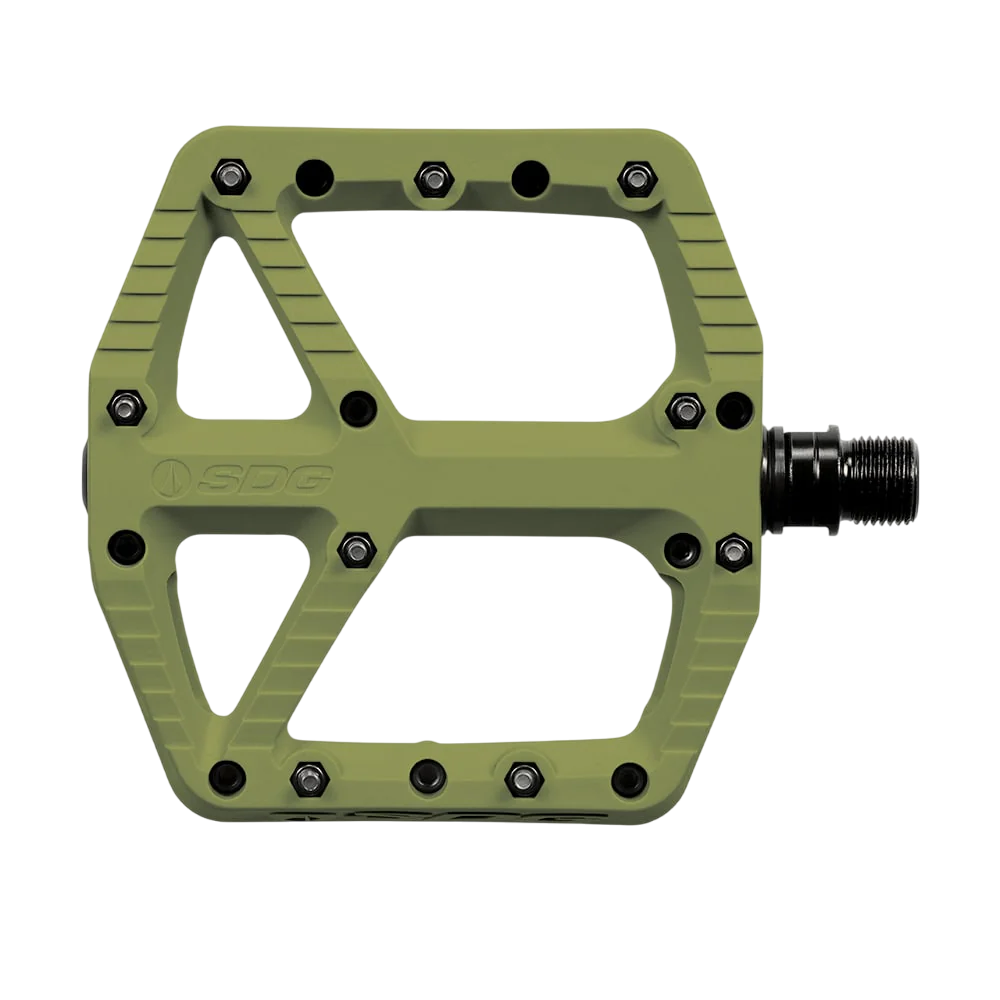 SDG COMP Composite flade pedaler Grøn
