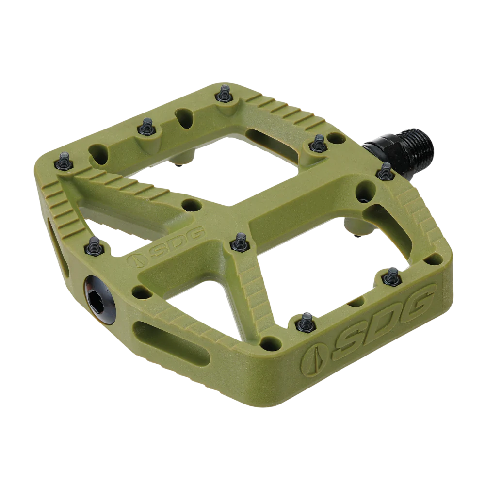 SDG COMP Composite flade pedaler Grøn