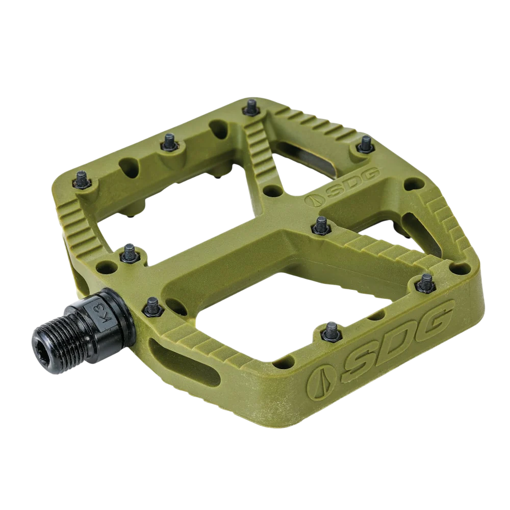 SDG COMP Composite flade pedaler Grøn