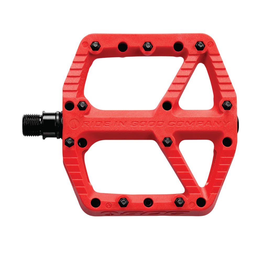 SDG COMP Composite flade pedaler Rød