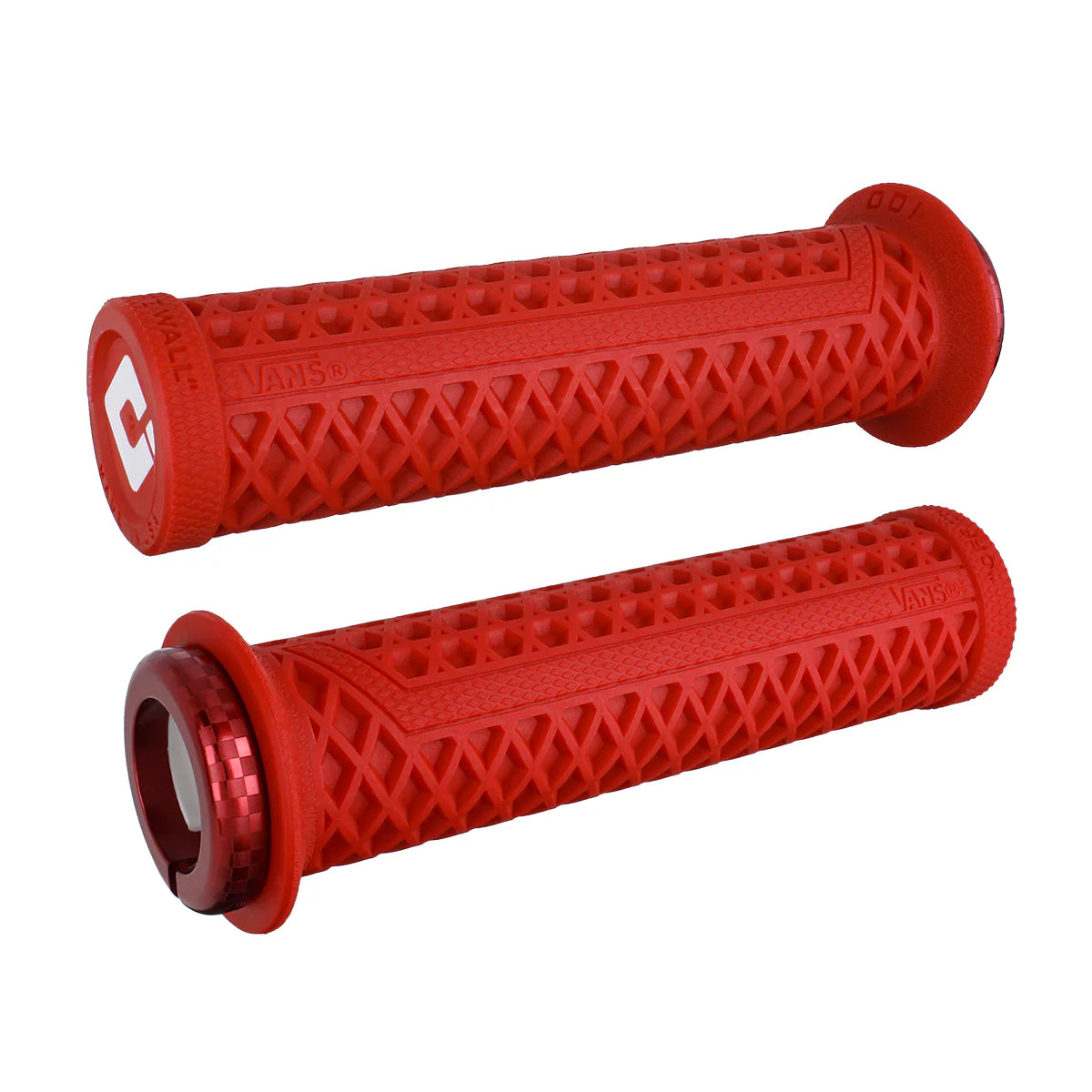 ODI VANS V2.1 Lock-On greb 135 mm rød